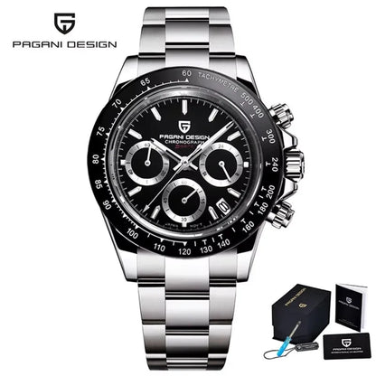 2026 New  Top Brand Men'S Sports Quartz Watches Sapphire Stainless Steel Waterproof Chronograph Luxury Reloj Hombre
