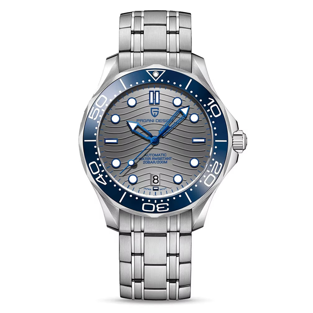 2026 New V2 Waves 200M Diving Men'S Watches Fashion Luxury Automatic Watch Men AR Sapphire Crystal Wrist Watch Men