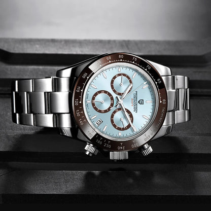 2026 New  Top Brand Men'S Sports Quartz Watches Sapphire Stainless Steel Waterproof Chronograph Luxury Reloj Hombre
