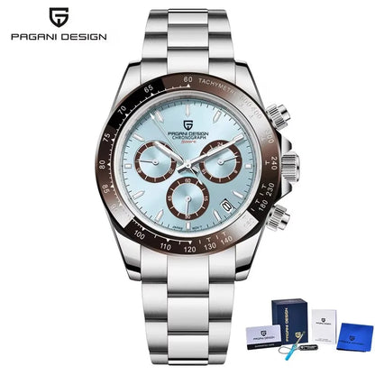 2026 New  Top Brand Men'S Sports Quartz Watches Sapphire Stainless Steel Waterproof Chronograph Luxury Reloj Hombre