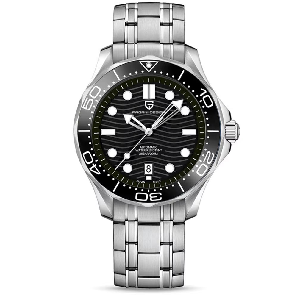 2026 New V2 Waves 200M Diving Men'S Watches Fashion Luxury Automatic Watch Men AR Sapphire Crystal Wrist Watch Men
