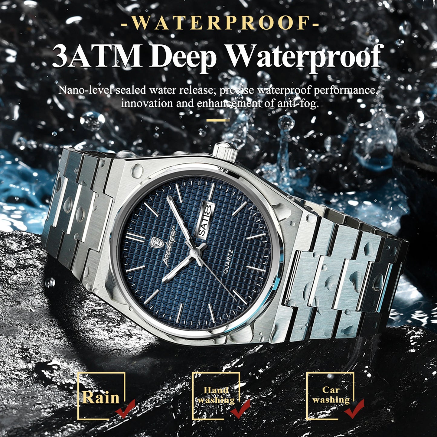 Reloj elegante para hombre 821
