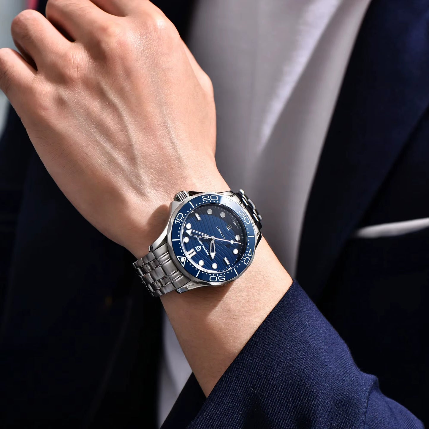 2026 New V2 Waves 200M Diving Men'S Watches Fashion Luxury Automatic Watch Men AR Sapphire Crystal Wrist Watch Men