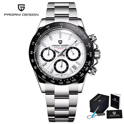 2026 New  Top Brand Men'S Sports Quartz Watches Sapphire Stainless Steel Waterproof Chronograph Luxury Reloj Hombre